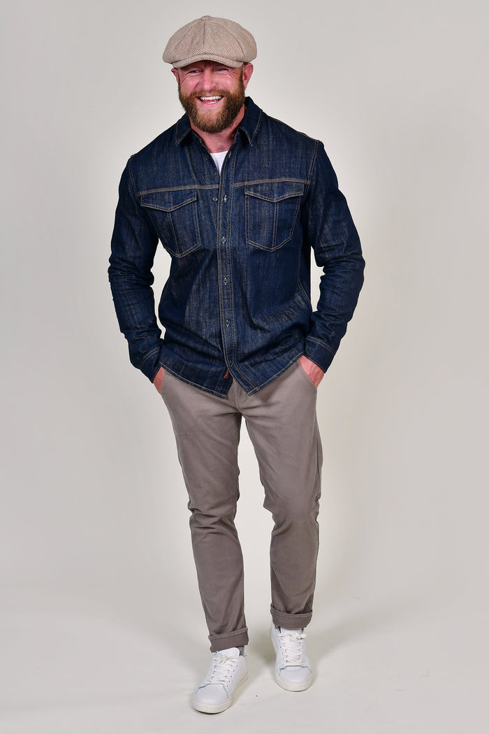 Blend Dark Wash Denim Shirt