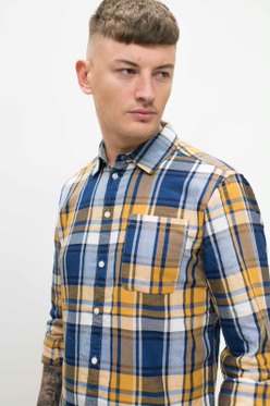 Blend Yellow Check Shirt