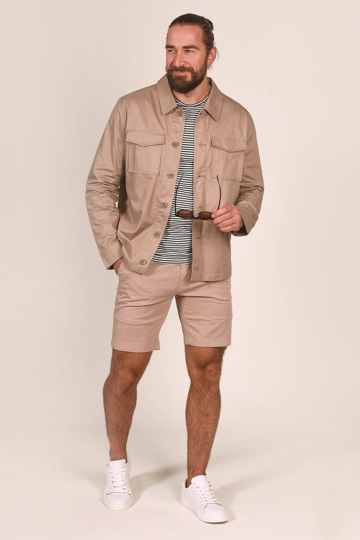 Casual Friday Beige Overshirt