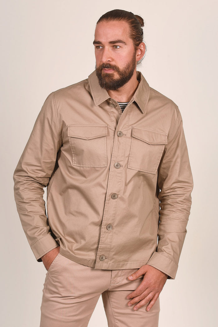 Casual Friday Beige Overshirt