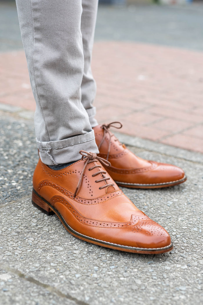 Goor Tan Brogues