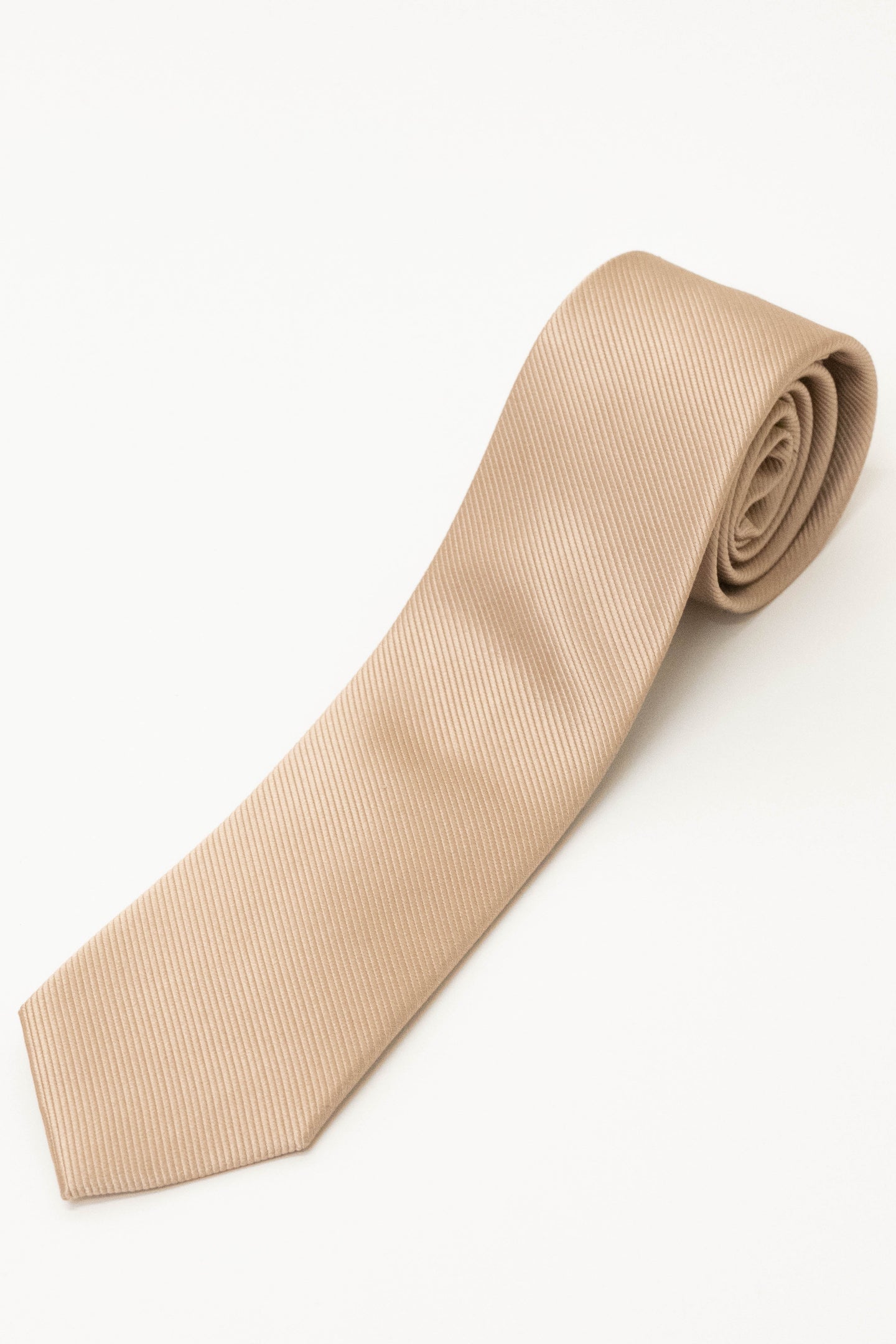 Knightsbridge Neckwear Champagne Woven Silk Tie