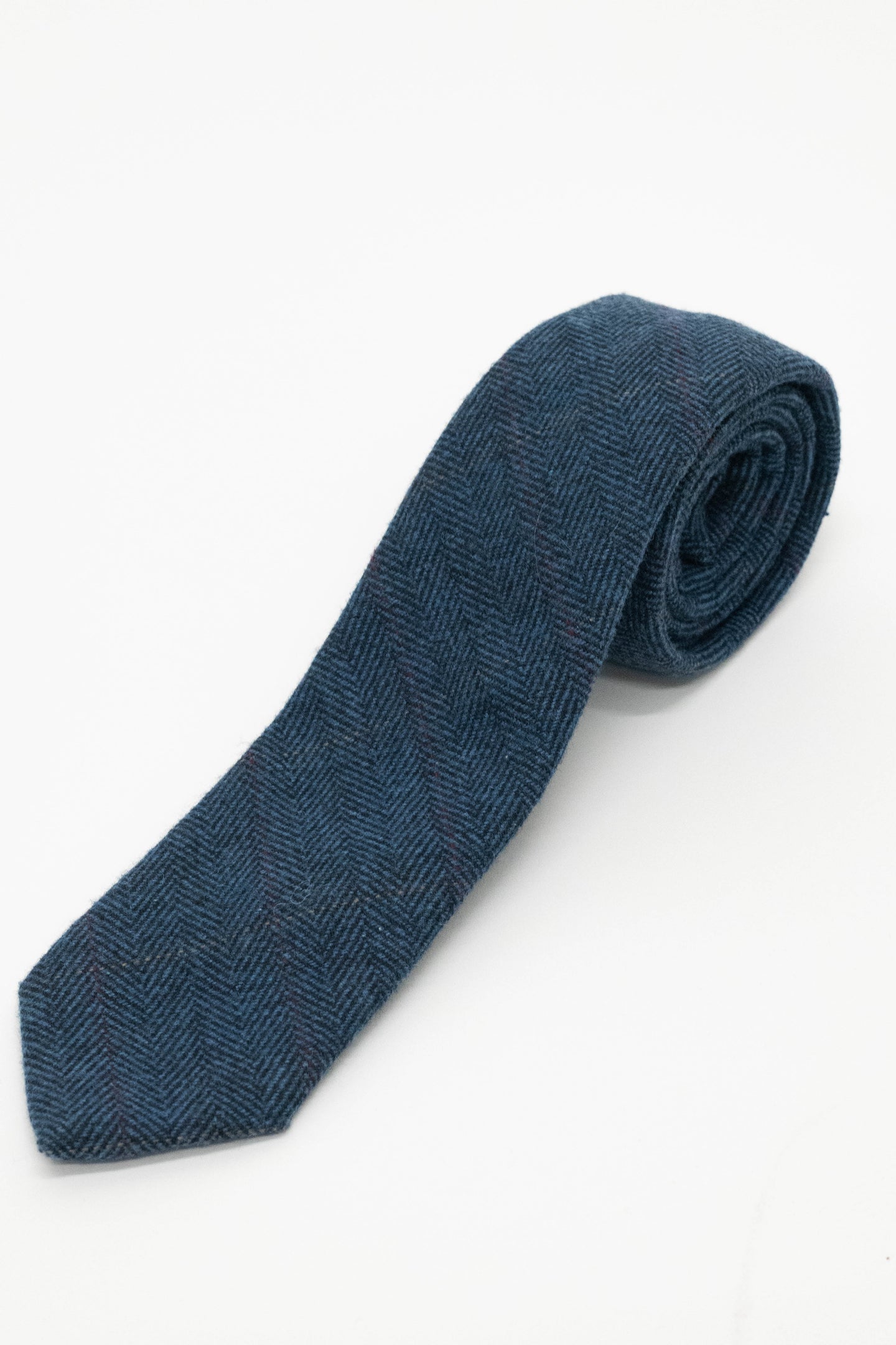 Marc Darcy Dion Blue Tweed Style Tie