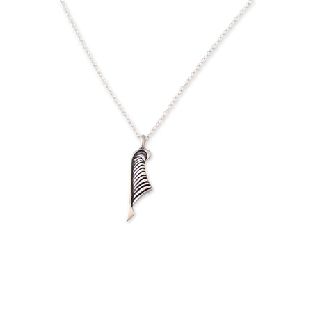 Small Maat feather necklace - My heart is light