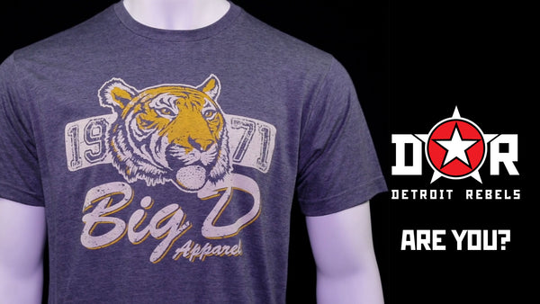DETROIT☆REBELS - Detroit Tiger 1971 T-Shirt - Detroit T-Shirts