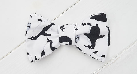 Penguin Print Bow Tie GFW Clothing