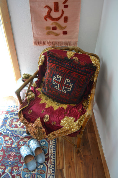 Turkish rug, ethnic textiles, beautiful pillow sham