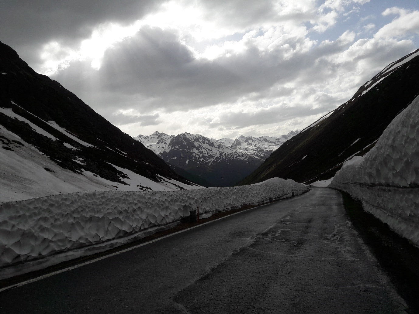 The Timmelsjoch. Terrifying up, freezing cold down. Living the extreme.