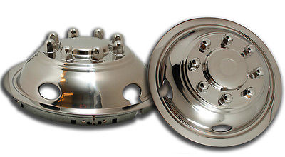 Car Accessories 2 PC Set 03-12 Dodge RAM 3500 17" Steel Wheel Front Simulators Dual Skin Cover