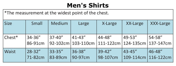 nozone mens size chart