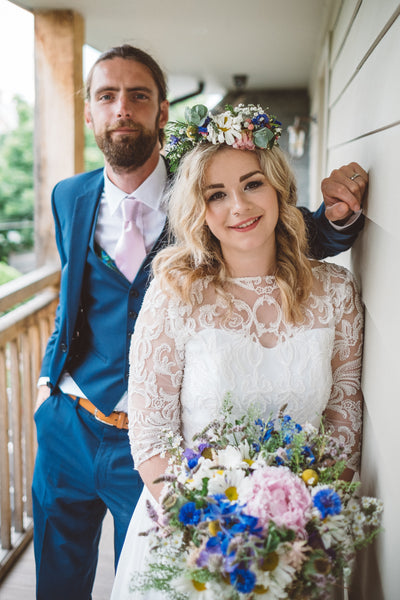 Holly Bishop - One of our happy vintage wedding dress brides