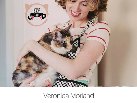 Veronica morland with large cat