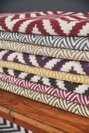 Skandinavian Rugs multi colour stacked