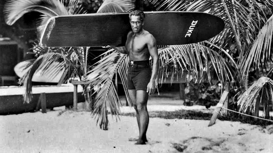 Duke Kahanamoku Surfing Legend King of the Beach