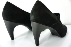 Stuart Weitzman Black Suede 'Bootie" Black Ankle Boot Pumps Size 8 NIB $425