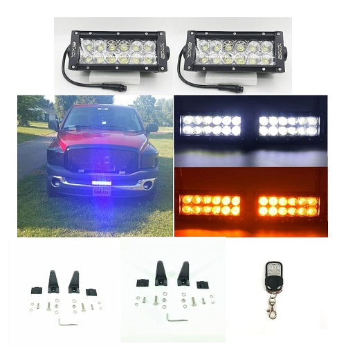 color changing light bar for car