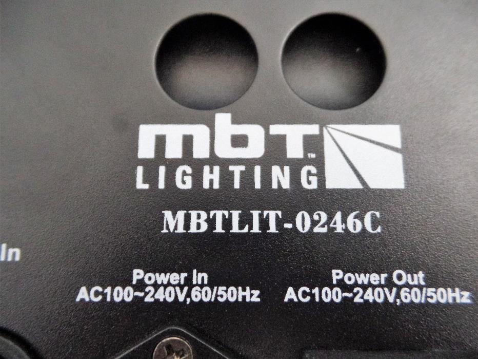MBT Lighting Magikpar 9" 6 in 1 LED DMX DJ Stage Light Fixture MBTLIT-0246C Used