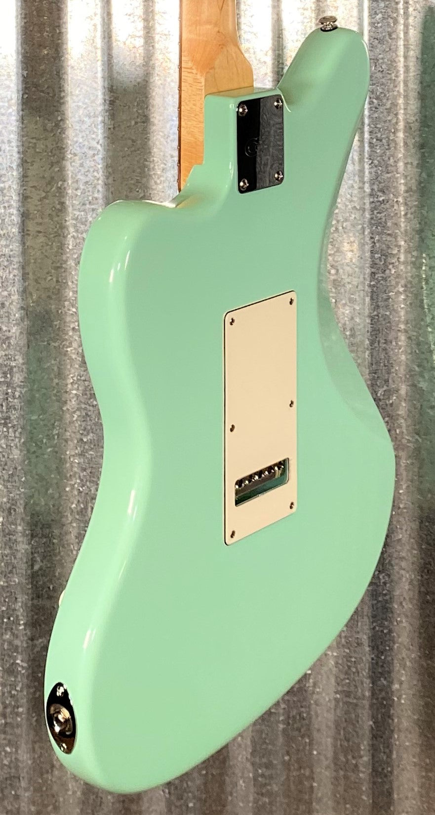 G&L USA Fullerton Deluxe Doheny Surf Green Guitar & Bag #4043