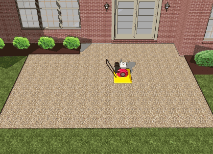 How to install a paver patio #3