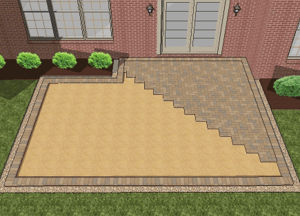How to install a paver patio #7