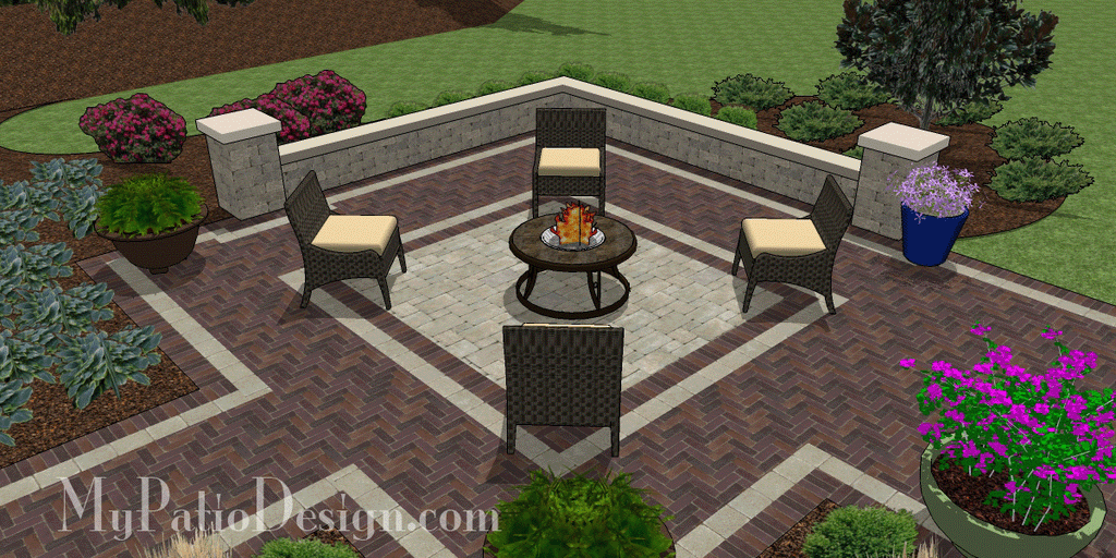 Patio designed to match home style 6