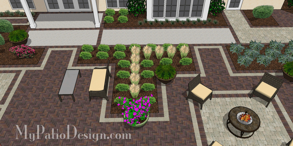 Patio designed to match home style 8