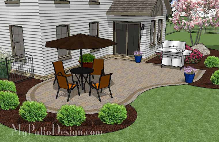 Cheap Backyard Patio Design | Downloadable Plan – MyPatioDesign.com