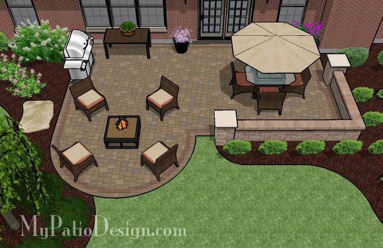 1. Patio Designs for Straight Houses – MyPatioDesign.com