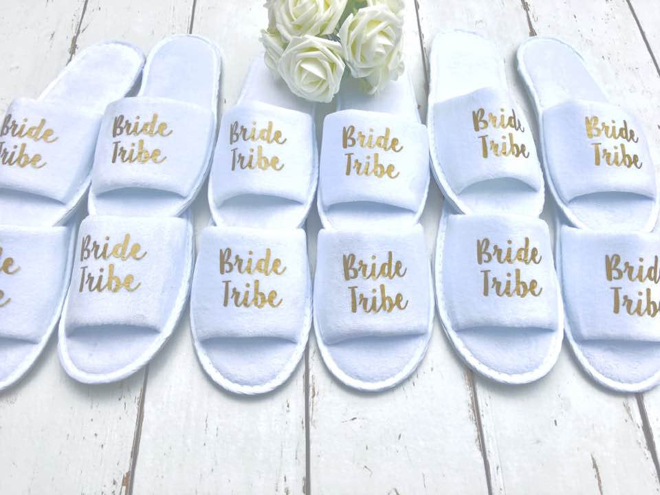 bride spa slippers