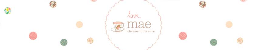 Love Mae | Fabric Wall Decals | Kids Bamboo Dinner Sets