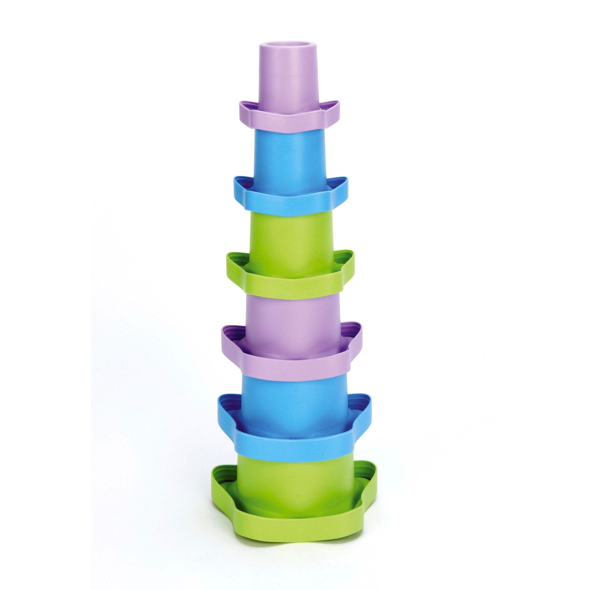 green toys stacking cups