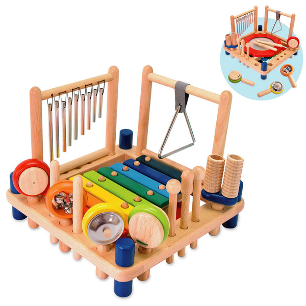 wooden play station for babies