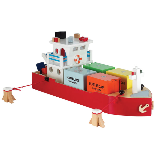 wooden ship toy