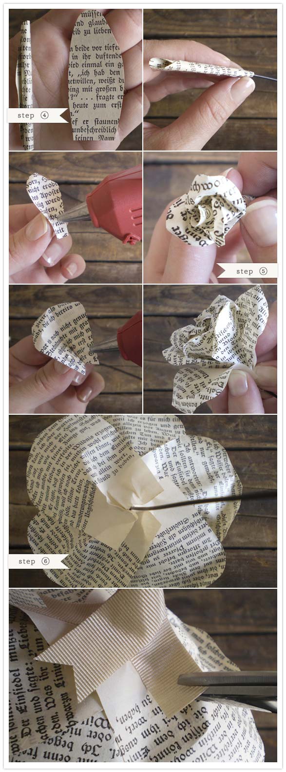 Paper Flower Tutorial: Storybook Paper Roses