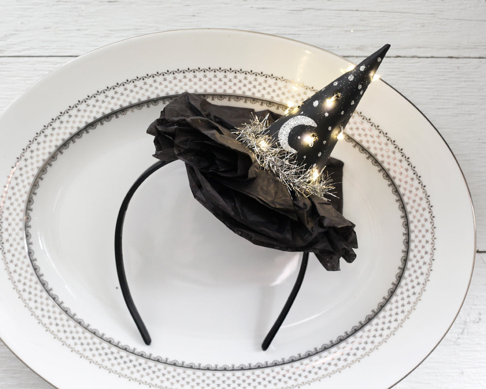 celestial lighted witch hat