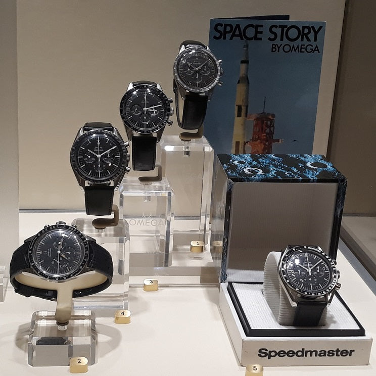 Omega Museum - Speedmaster display cabinet