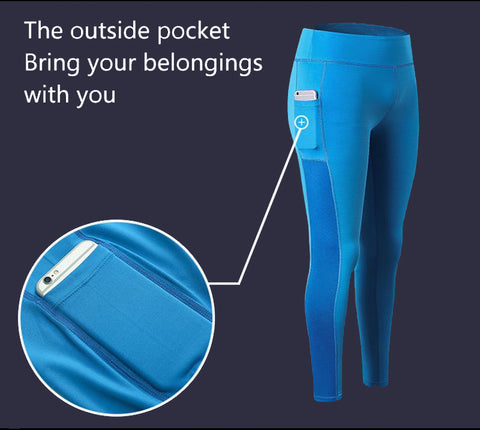 Yoga pants with pockets for phone