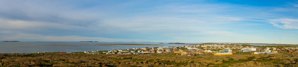 Panorama of Kugluktuk (Credit: Nunavut Qiviut)