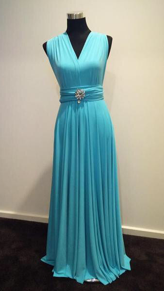 tiffany blue maxi dress