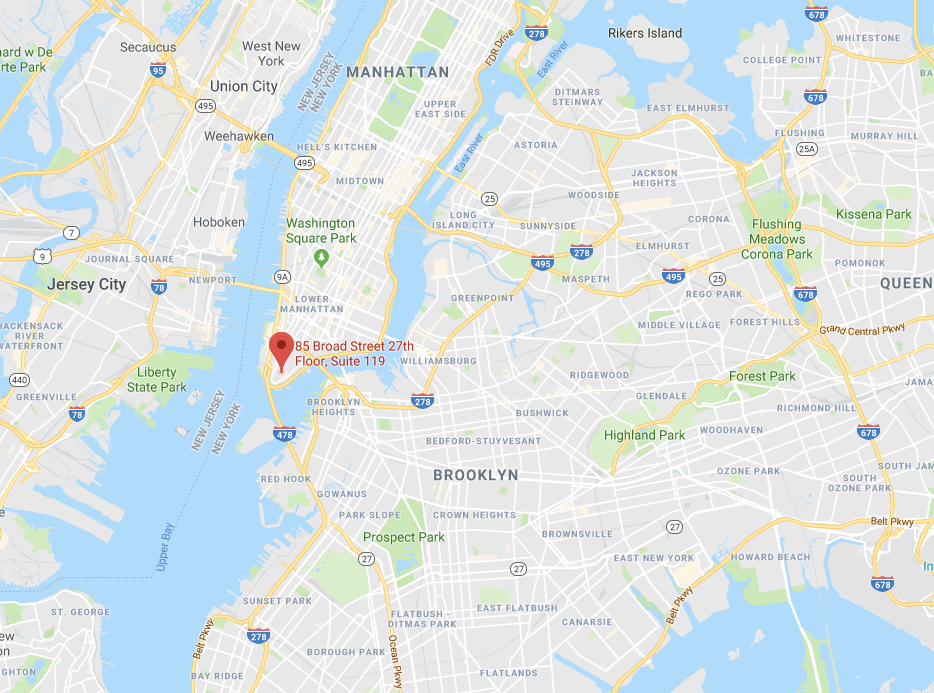 Madovar New York Office Map
