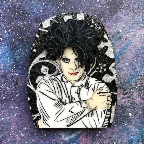 R Smith Acrylic Brooch
