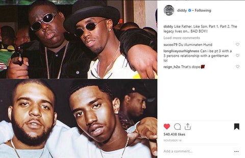 P Diddy, Biggie, King Combs, C.J. Wallace