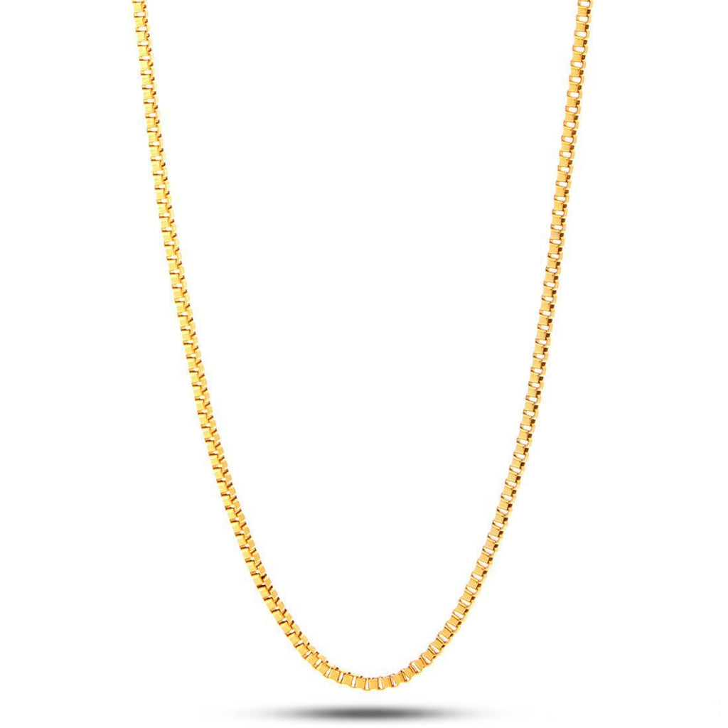 Gold Plated / 14K Gold / 26" 2mm Box Chain CHX10900-26-sale