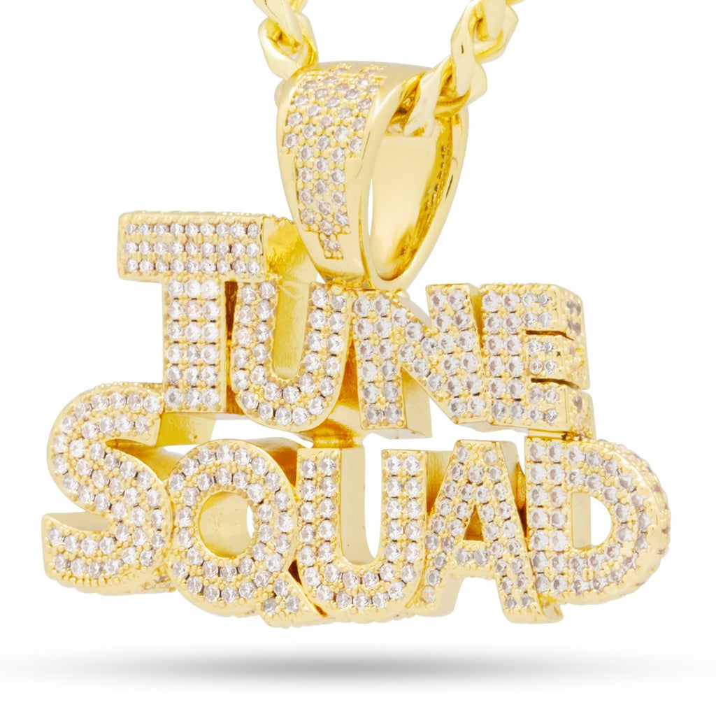 14K Gold / M Space Jam x King Ice - Tune Squad Necklace NKX14353-GOLD