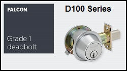 Falcon D100 Grade 1 Deadbolt Locks