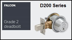 Falcon D200 Series Grade 2 Deadbolt Locks