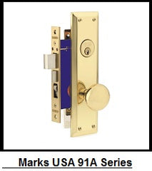 Marks USA 91A Series Mortise Locks
