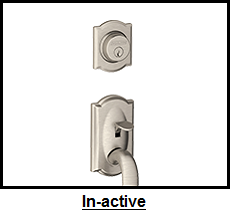 Schlage In-active Handlesets