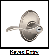 Schlage Keyed Entry Lever Locks