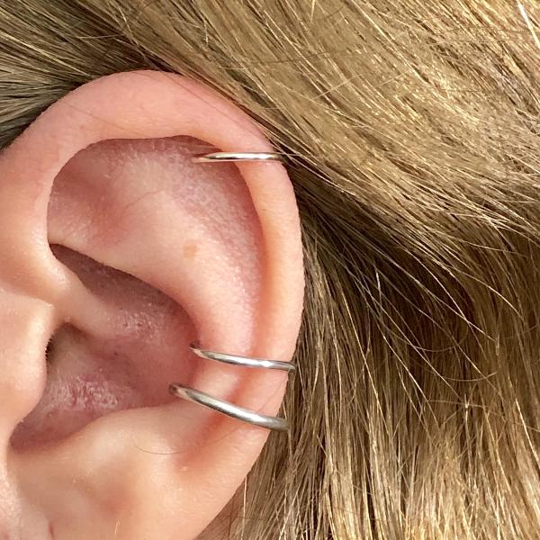 Helix Earring Cartilage Cuff - Spiral 